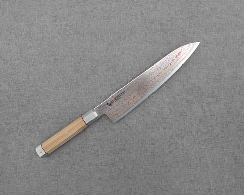 Mcusta Zanmai "Ultimate3 - White Phoenix" Coreless Damascus 210mm Gyuto