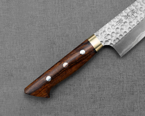 Masakage "Zero" Aogami Super Tsuchime 170mm Bunka with Ironwood Handle