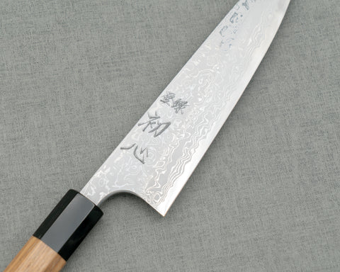 Hatsukokoro / Yoshihiro Yauji Aogami #2 Mirror Damascus 150mm Petty