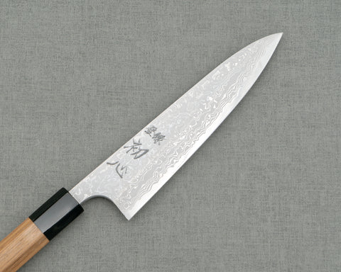 Hatsukokoro / Yoshihiro Yauji Aogami #2 Mirror Damascus 150mm Petty