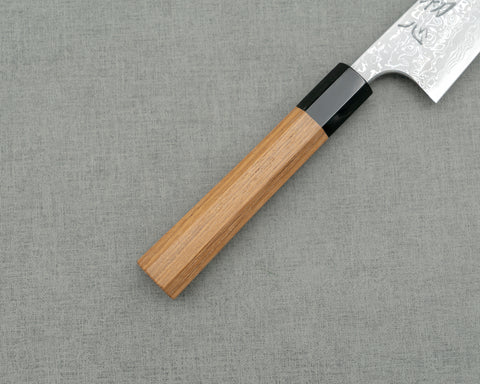 Hatsukokoro / Yoshihiro Yauji Aogami #2 Mirror Damascus 150mm Petty