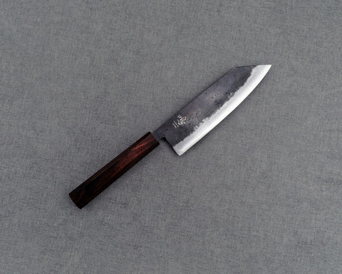 Naru “Hatsukou Series” Aogami #2 Kurouchi 165mm Bunka with Ebony Handle