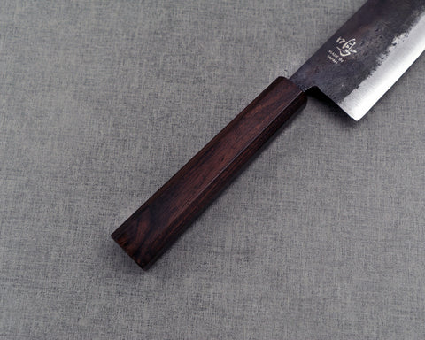 Naru “Hatsukou Series” Aogami #2 Kurouchi 165mm Bunka with Ebony Handle