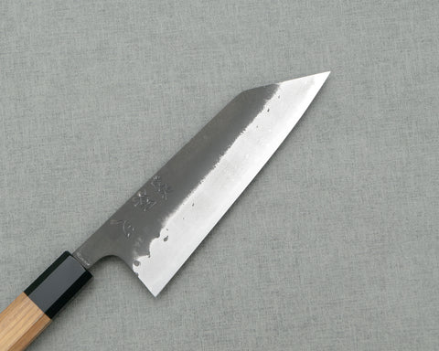 Hatsukokoro / Takahiro Nihei "Shinkiro" Aogami Super Kurouchi Damascus Tsuchime 165mm Bunka