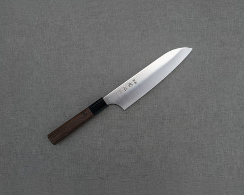 Hatsukokoro "Hayabusa" Aogami Super 3-Layer 180mm Santoku