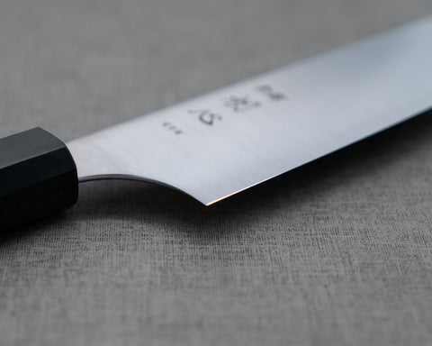 Hatsukokoro "Hayabusa" Aogami Super 3-Layer 180mm Santoku