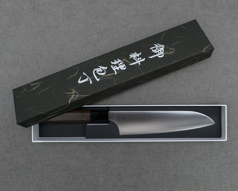 Hatsukokoro "Hayabusa" Aogami Super 3-Layer 180mm Santoku