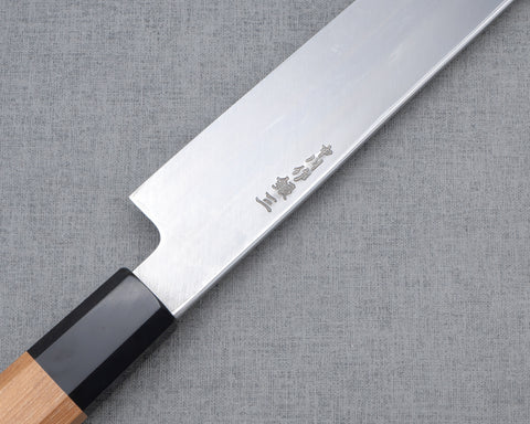 Hatsukokoro / Nakagawa Ginsan (Silver #3) Mirror 300mm Kiritsuke Yanagiba