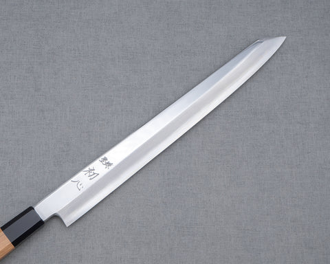 Hatsukokoro / Nakagawa Ginsan (Silver #3) Mirror 300mm Kiritsuke Yanagiba