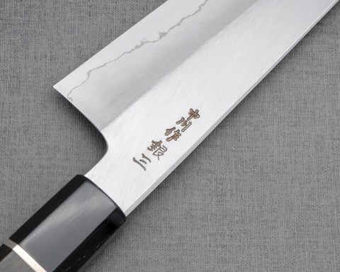 Hatsukokoro / Nakakawa Ginsan (Silver #3) 170mm Gyuto 帶銀卷烏木手柄