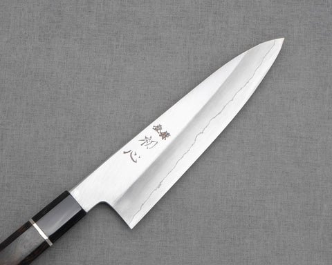 Hatsukokoro / Nakakawa Ginsan (Silver #3) 170mm Gyuto 帶銀卷烏木手柄