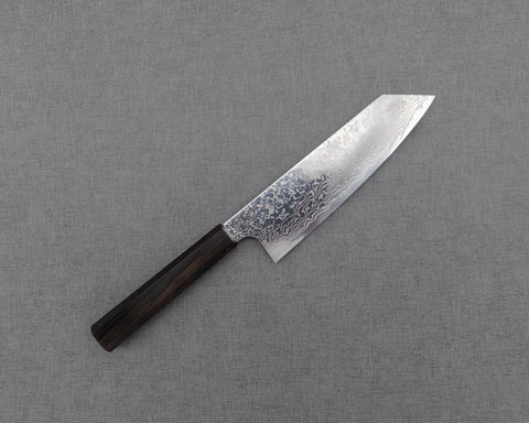 Hatsukokoro "Ginga" ATS-34 Mirror Damascus 180mm Bunka