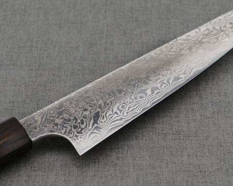 Hatsukokoro "Ginga" ATS-34 Mirror Damascus 150mm Petty