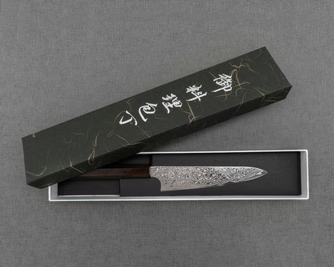 Hatsukokoro "Ginga" ATS-34 Mirror Damascus 150mm Petty