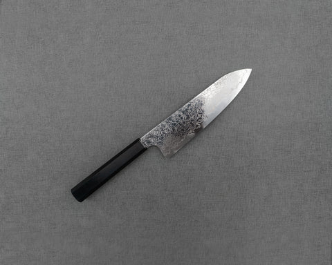 Hatsukokoro "Ginga" ATS-34 Mirror Damascus 180mm Santoku
