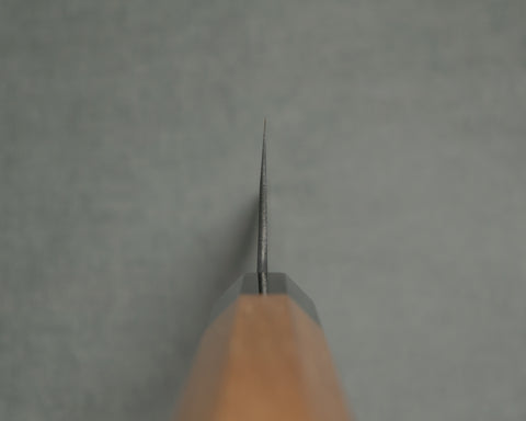 Hinoura "Ajikataya" Shirogami #2 Kurouchi 240mm Gyuto with Teak Handle