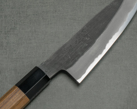 Hinoura "Ajikataya" Shirogami #2 Kurouchi 120mm Petty with Teak Handle