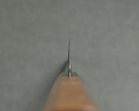 Hinoura "Ajikataya" Shirogami #2 Kurouchi Sujihiki with Teak Handle
