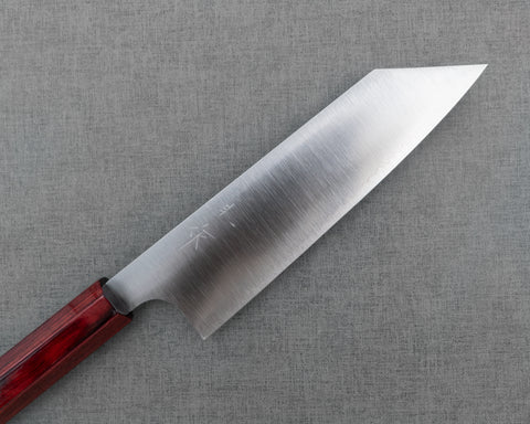 Kei Kobayashi R2/SG2 170mm Bunka with Urushi Red Pakka Wood Handle