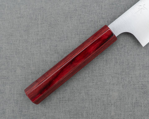 Kei Kobayashi R2/SG2 170mm Bunka with Urushi Red Pakka Wood Handle