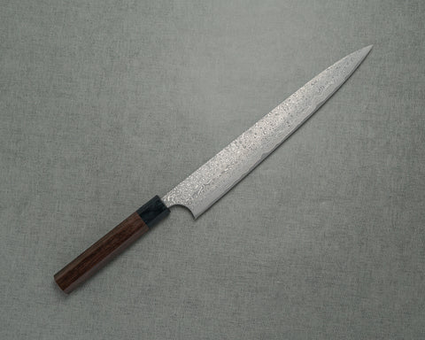 Masakage "Kumo" VG10 Kurosome Damascus Sujihiki