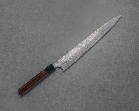 Masakage "Kumo" by Anryu VG10 Kurosome Damascus Sujihiki