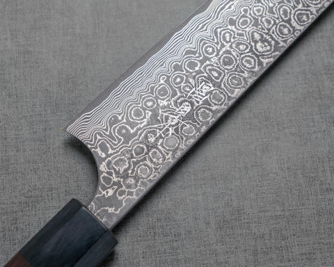 Masakage "Kumo" by Anryu VG10 Kurosome Damascus Sujihiki