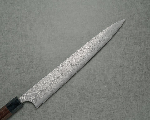 Masakage "Kumo" VG10 Kurosome Damascus Sujihiki