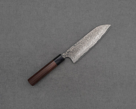 Masakage "Kumo" VG10 Kurosome Damascus 170mm Santoku