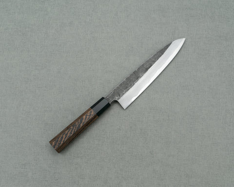 Hatsukokoro / Myojinriki Seisakusho "Shirasagi" Aogami #2 Kurouchi Tsuchime Gyuto