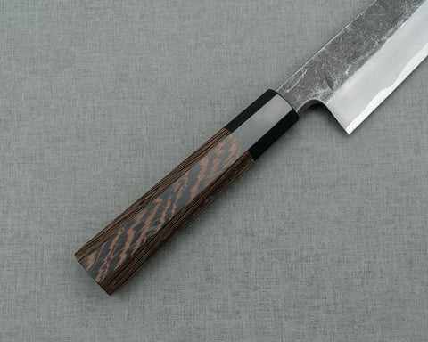 Hatsukokoro / Myojinriki Seisakusho "Shirasagi" Aogami #2 Kurouchi Tsuchime Gyuto