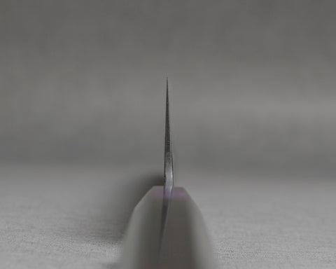 Kisuke "Enn" Aogami #1 Hon-Warikomi Kurouchi Tsuchime Damascus 280mm Gyuto with Violet Pakkawood Handle