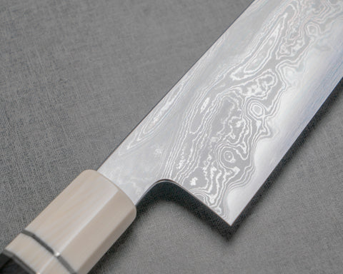 Nakagawa / Naohito Myojin Aogami #1 Damascus 165mm Santoku