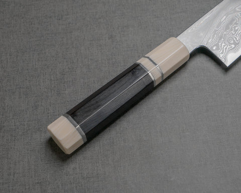 Nakagawa / Naohito Myojin Aogami #1 Damascus 165mm Santoku