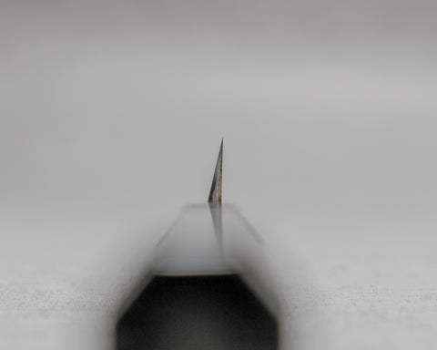 Hatsukokoro / Nakagawa Aogami #2 Mirror Sakimaru Takohiki with Ebony Double-Ginmaki Handle
