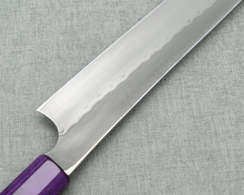 Nigara Mizu-Honyaki Aogami #2 "Mount Fuji" 300mm Kiritsuke Yanagiba