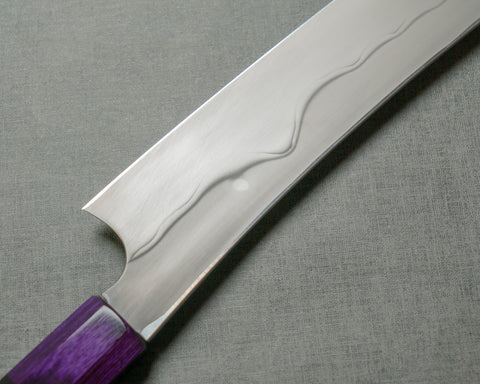 Nigara Mizu-Honyaki Aogami #2 "Mount Fuji" 330mm Sakimaru Takohiki