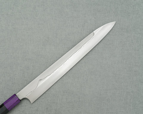 Nigara Mizu-Honyaki Aogami #2 "Mount Fuji" 300mm Yanagiba