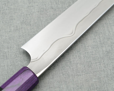 Nigara Mizu-Honyaki Aogami #2 "Mount Fuji" 300mm Yanagiba