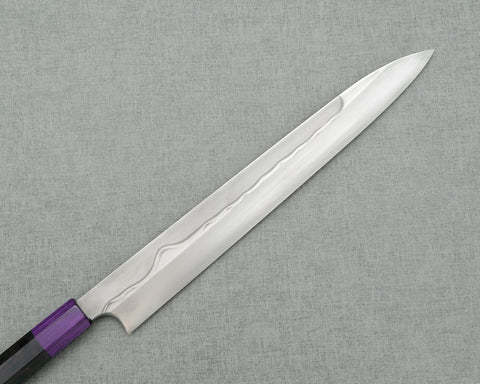 Nigara Mizu-Honyaki Aogami #2 "Mount Fuji" 300mm Yanagiba