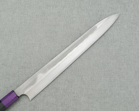 Nigara Mizu-Honyaki Aogami #2 "Mount Fuji" 300mm Yanagiba