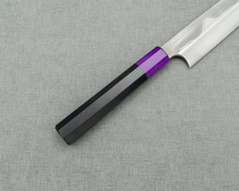 Nigara Mizu-Honyaki Aogami #2 "Mount Fuji" 300mm Yanagiba