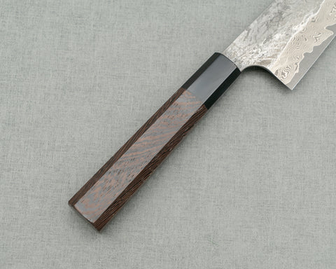 Nigara Ginsan (Silver #3) Nashiji Kurosome Damascus 210mm Gyuto