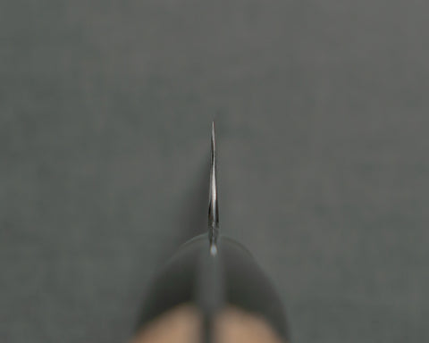 Nigara "Anmon" R2/SG2 49 Layers Kurosome Damascus 135mm Petty with Stabilized Wood / Polished Tigereye Acrylic Handle