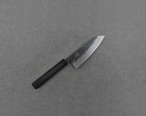 Naru “Hatsukou Series” Aogami #2 Kurouchi 120mm Ko-Bunka with Ebony Handle