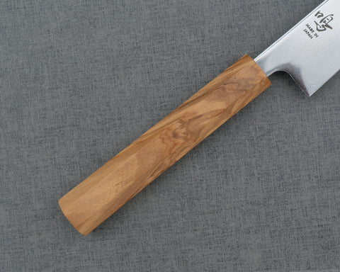Naru "Kyoko Series" SLD 3-Layer Mirror Polished Blasting 130mm Petty with Olive Wood Handle