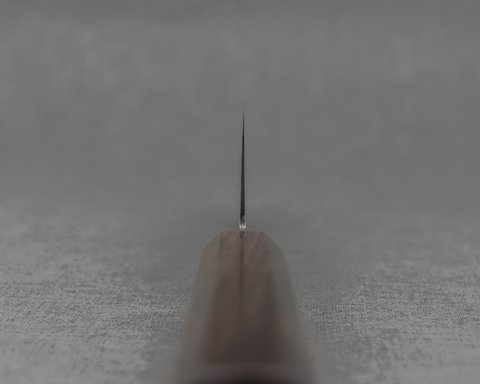 Naru "Eiko Series" R2/SG2 Kurosome Damascus 180mm Bunka with Bubinga Handle