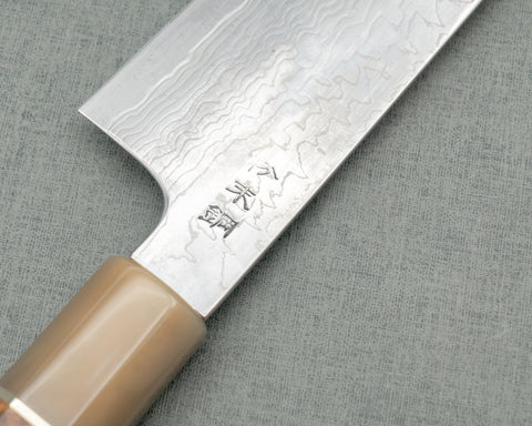 Sukenari R2/SG2 Mirror Damascus Kiritsuke Gyuto