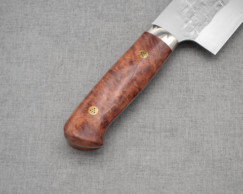 Takeshi Saji SRS13 Migaki Tsuchime 165mm Nakiri with Karin Wood Handle