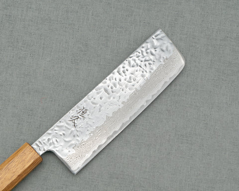 Tsunehisa AUS-10 Tsuchime Damascus 165mm Nakiri